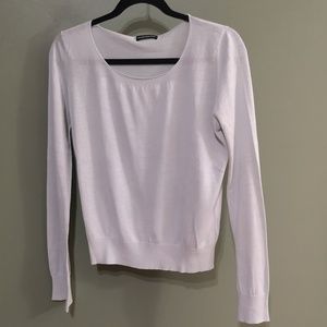 Club Monaco Silk Long Sleeve Lightweight Top Sz S Light Mint